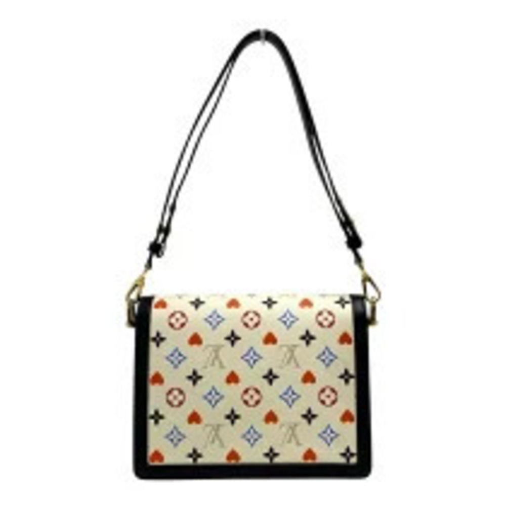 Louis Vuitton On Monogram Game Bag Shoulder Dauphine White